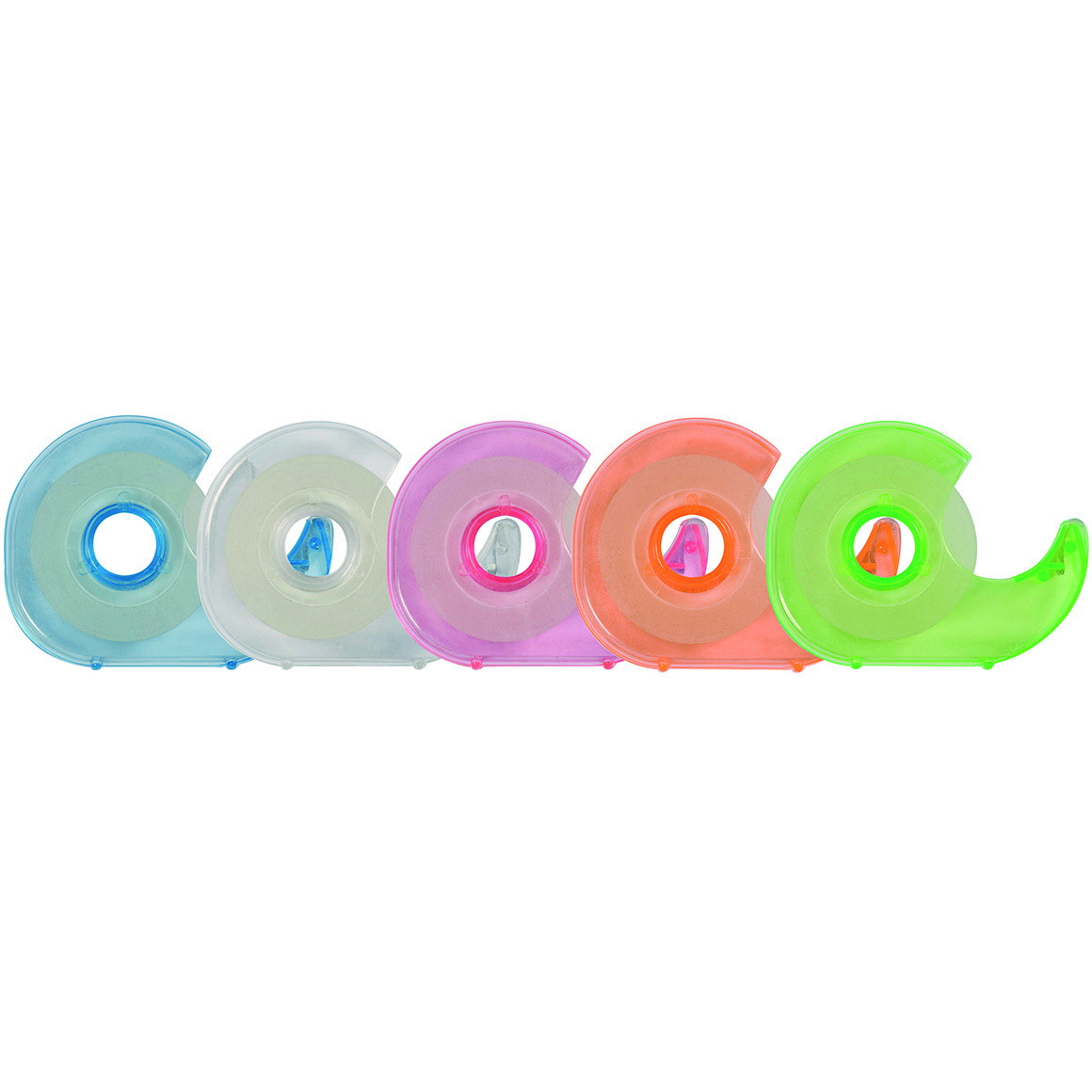 Q-connect tapedispenser inkl. 1 rl. tape assorteret