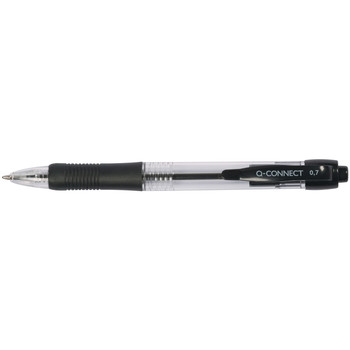 Q-connect 0,7mm kuglepen i sort