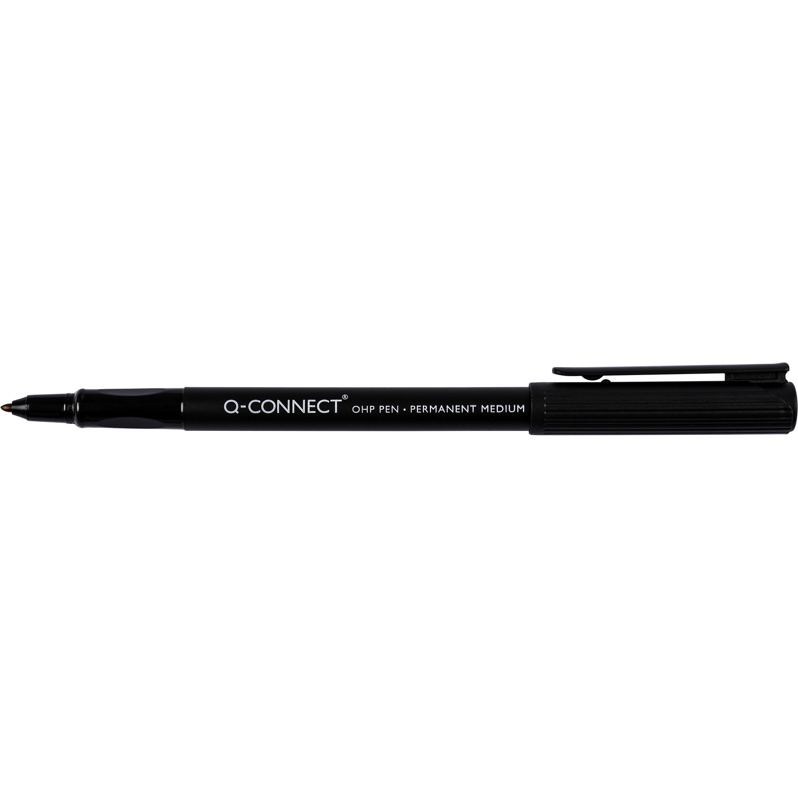 10 x Q-connect overheadpen 0,8mm sort