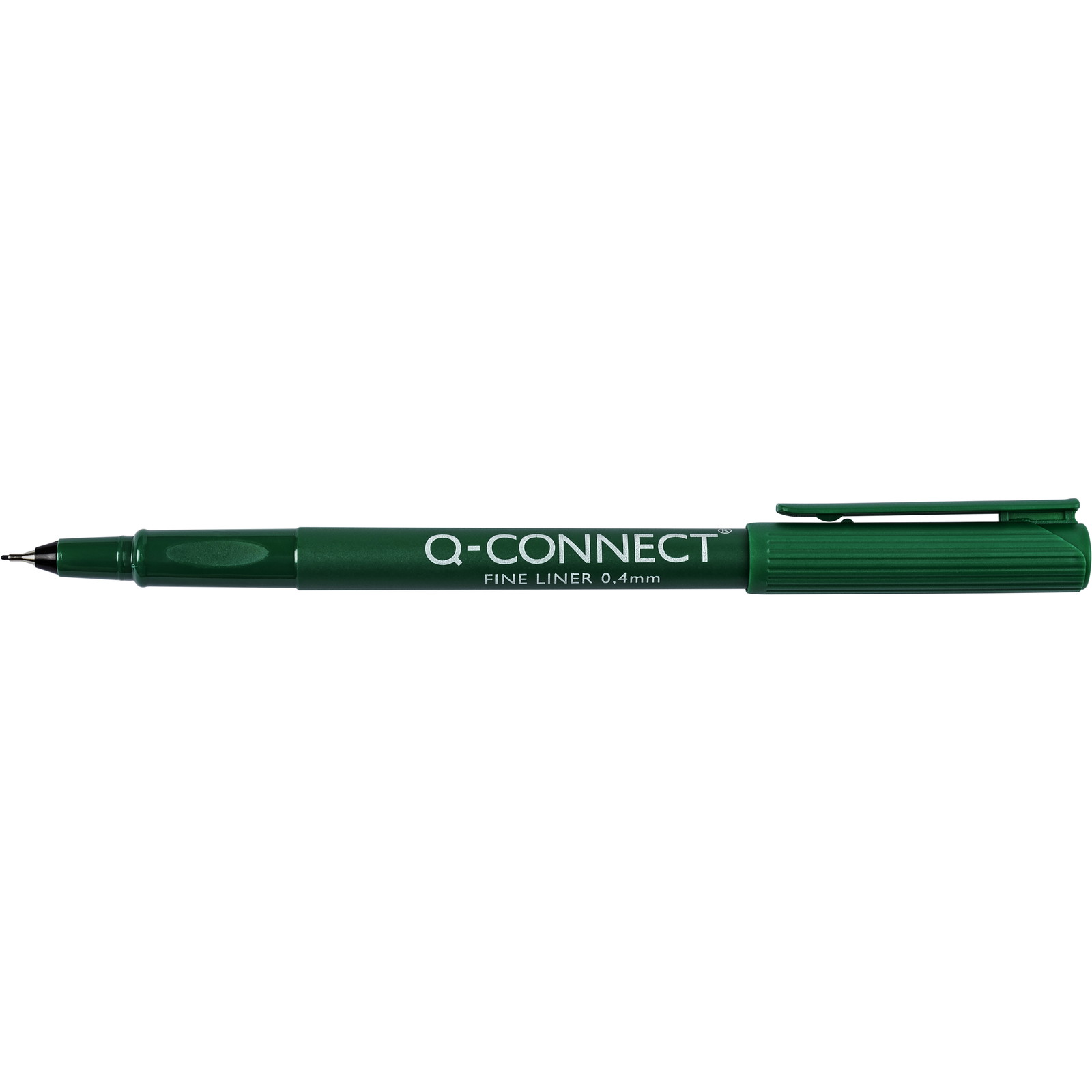 10 x Q-connect fineliner 0,4mm grøn