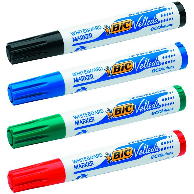 BIC Velleda ECOlutions whiteboardpenne 1,4 mm spids 4 farver