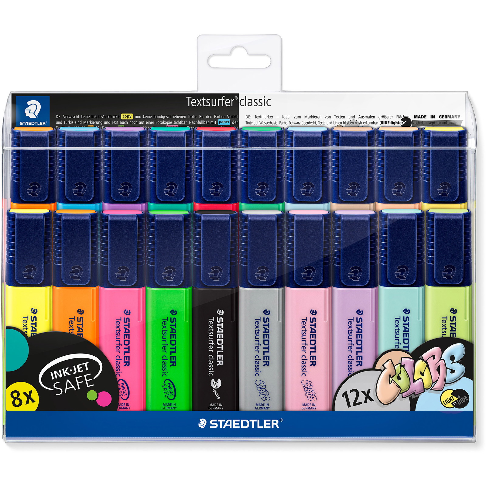 5 x Staedtler 364/364C tekstmarkere 20 stk.