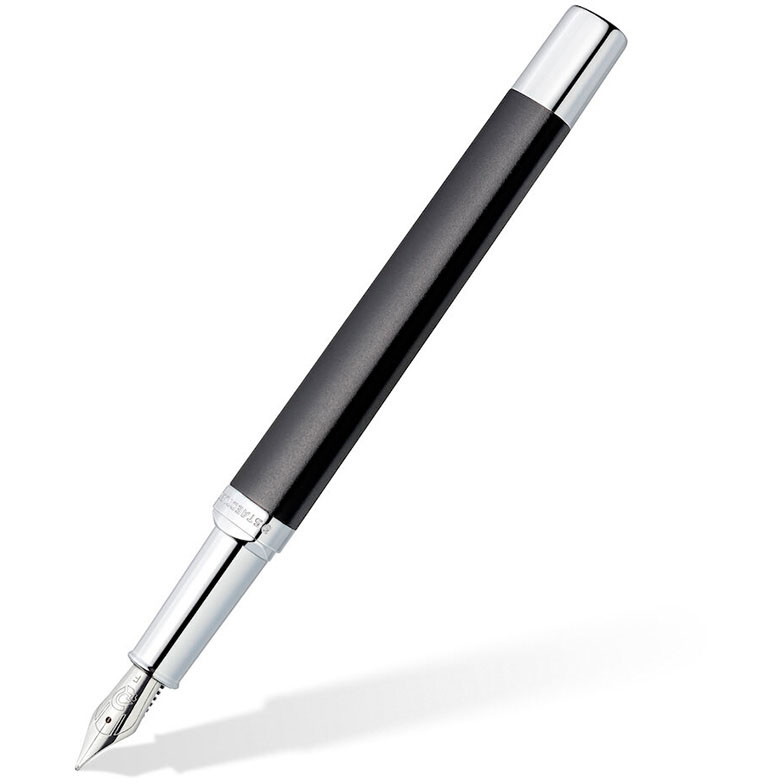 Staedtler Triplus fyldepen 474 Antracite fine blå blæk