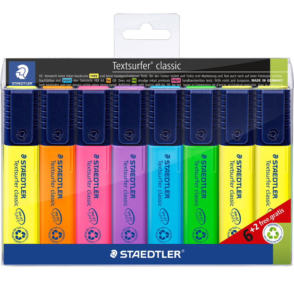 Staedtler 364 tekstmarker 1-5mm 8stk