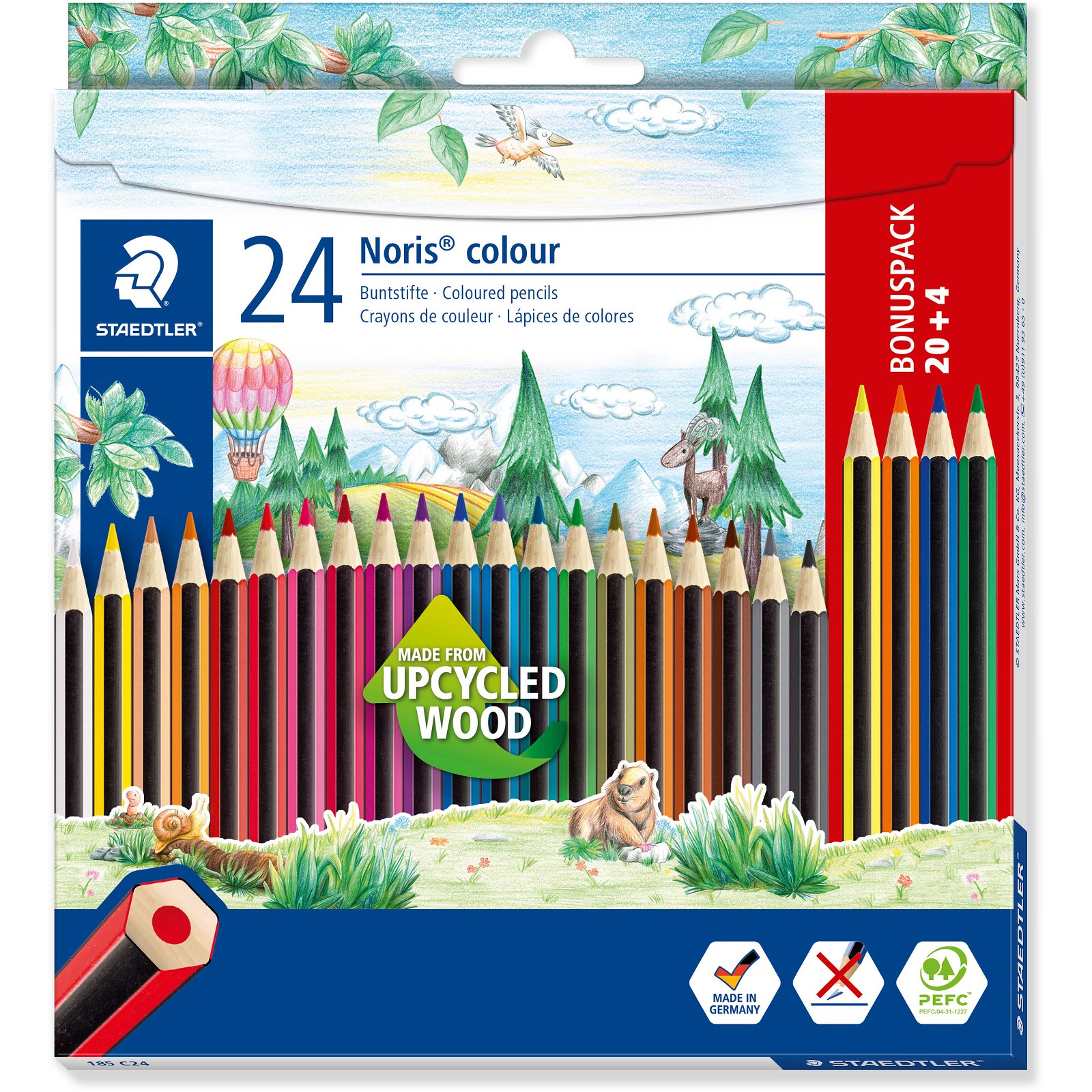 Staedtler Noris Colour farveblyanter 24 stk