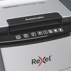 Rexel Optimum AutoFeed+ 100X krydsmakulator P4 34L