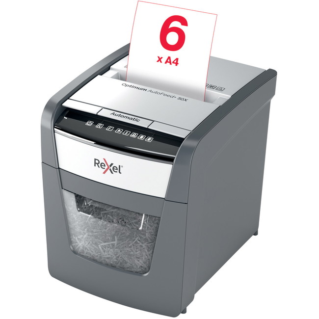 Rexel Optimum AutoFeed+ 50X krydsmakulator P4 20L