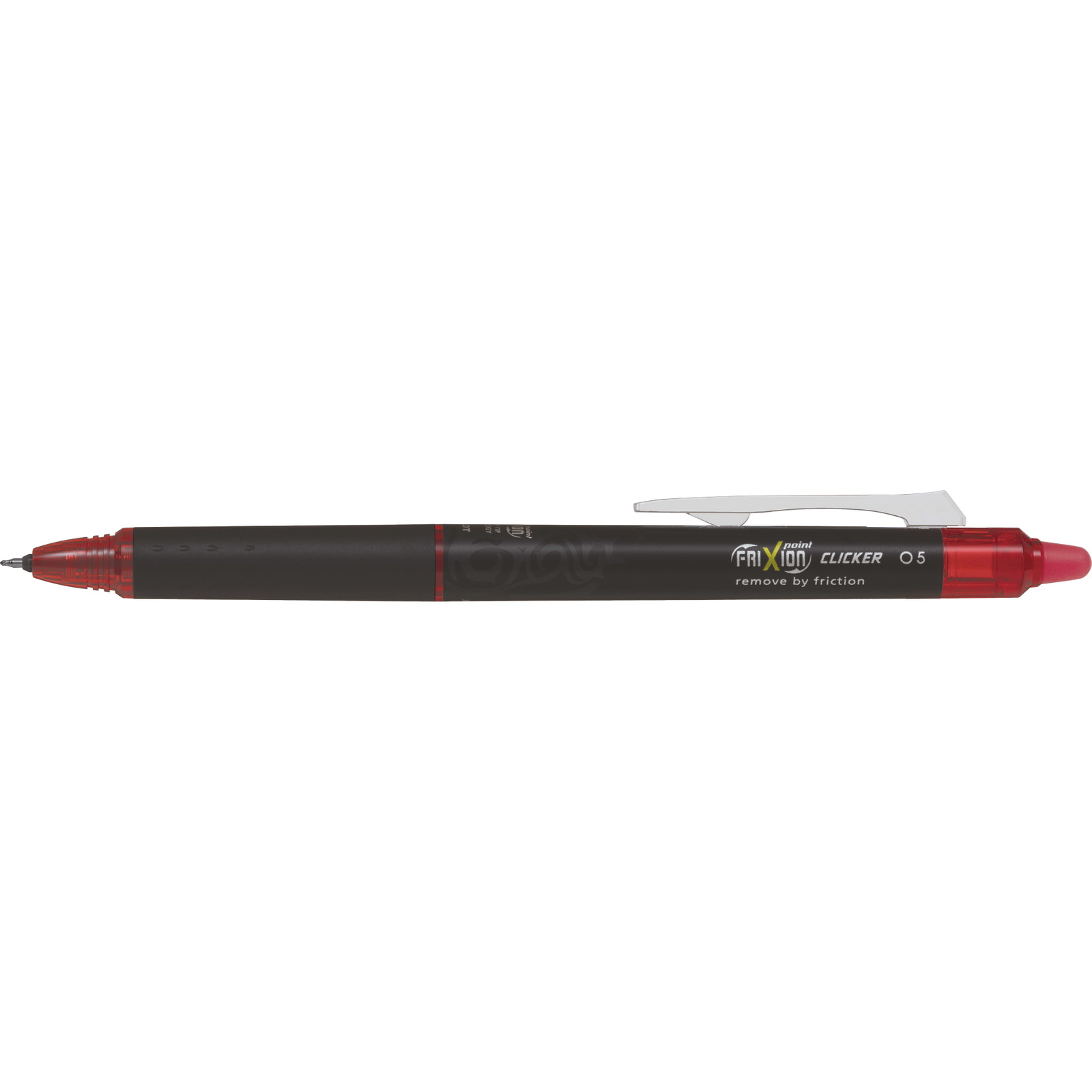 12 x Pilot FriXion Point Clicker kuglepen 0,5mm rød