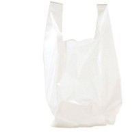 ML t-shirt bærepose hvid 500stk
