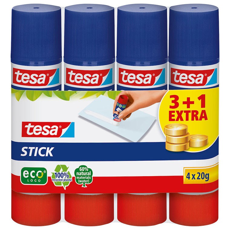 Tesa® Stick limstift 20g 4 stk