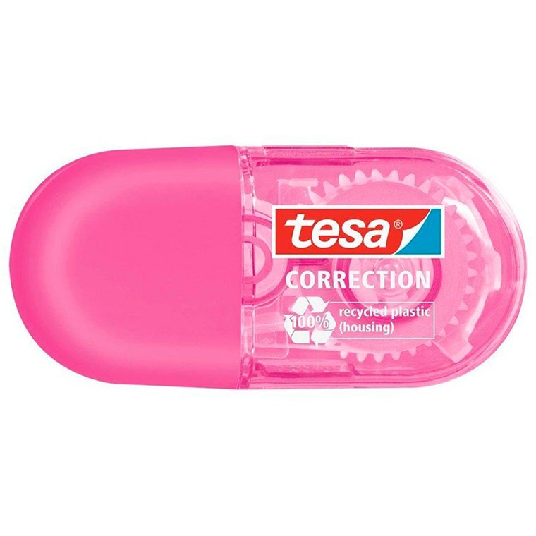 Tesa® korrektionsrulle mini 5mm x 6m pink/blå 2 stk