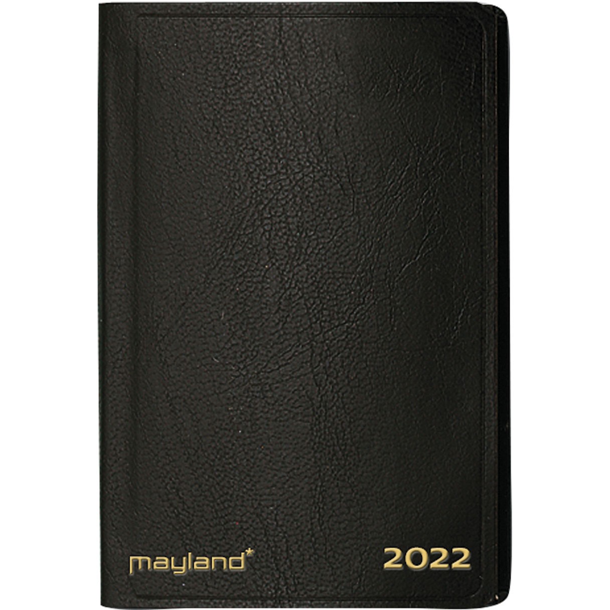 Mayland lommeugekalender tværformat 12x7,5 cm sort 22162010