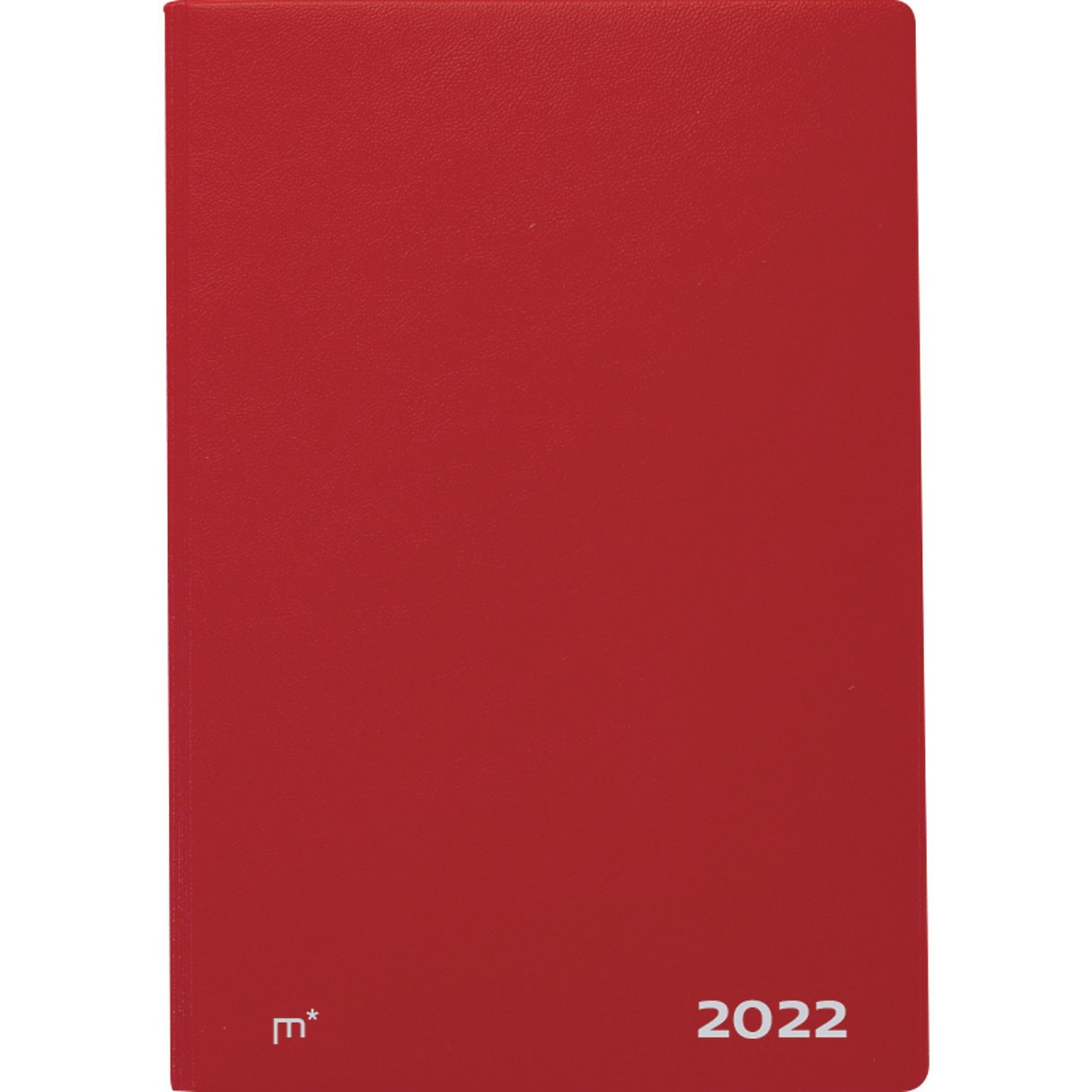 Mayland 2022 22194010 city diplomatkalender 25x17,5cm rød