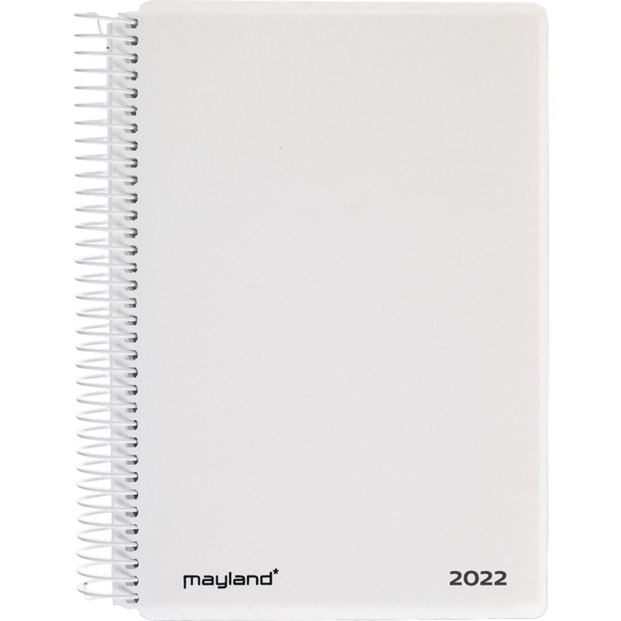 Mayland 2022 22210010 spiralkalender 17,5x13,5cm hvid