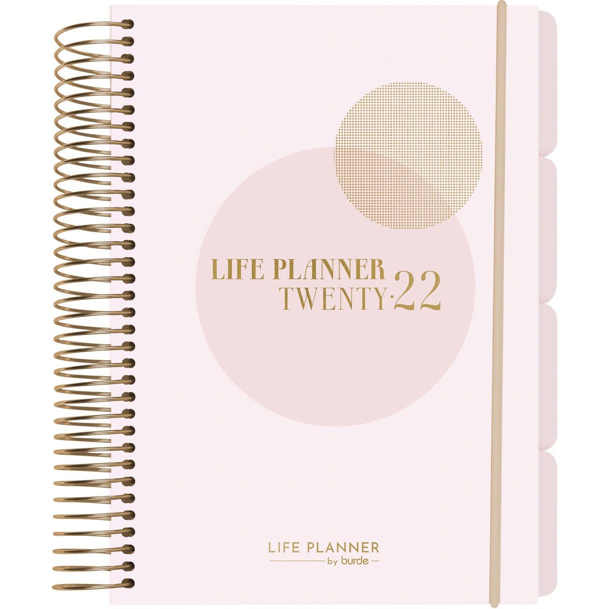 Mayland lifeplanner 1 dag/side 18x14 cm pink 22226110