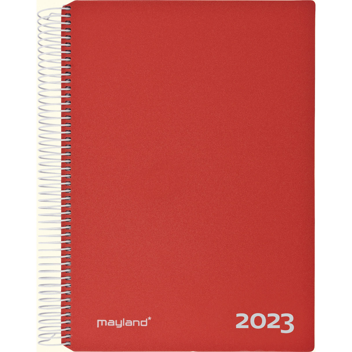 Mayland 2023 23218010 timekalender 24x18,5cm rød