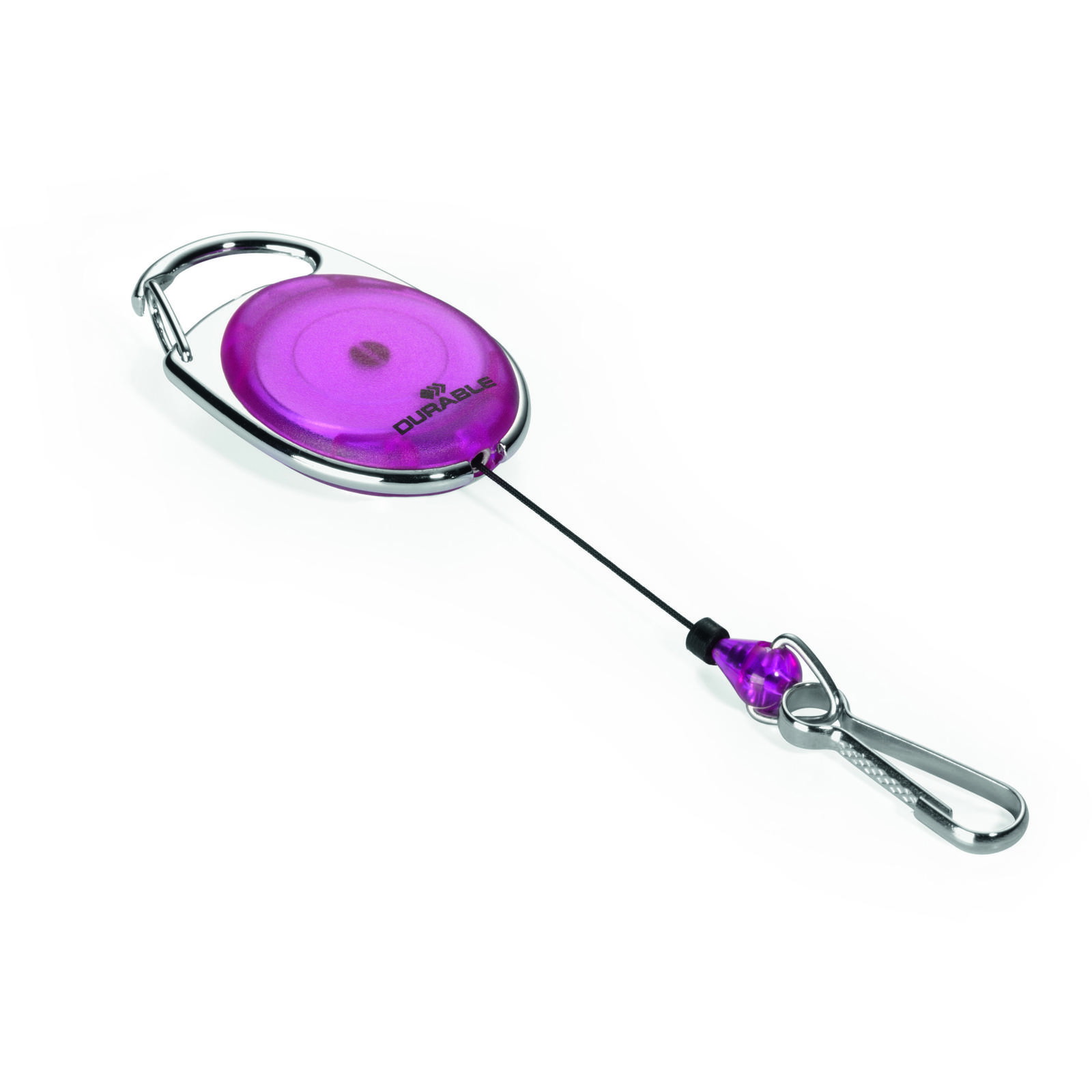 5 x Durable Style yoyo-holder 80cm metalkrog lilla