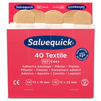Salvequick tekstilplaster refill 6x43stk