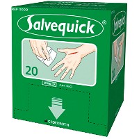 Salvequick sårrenseservietter 20stk
