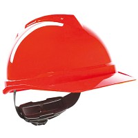 MSA V-Gard 500 sikkerhedshjelm rød