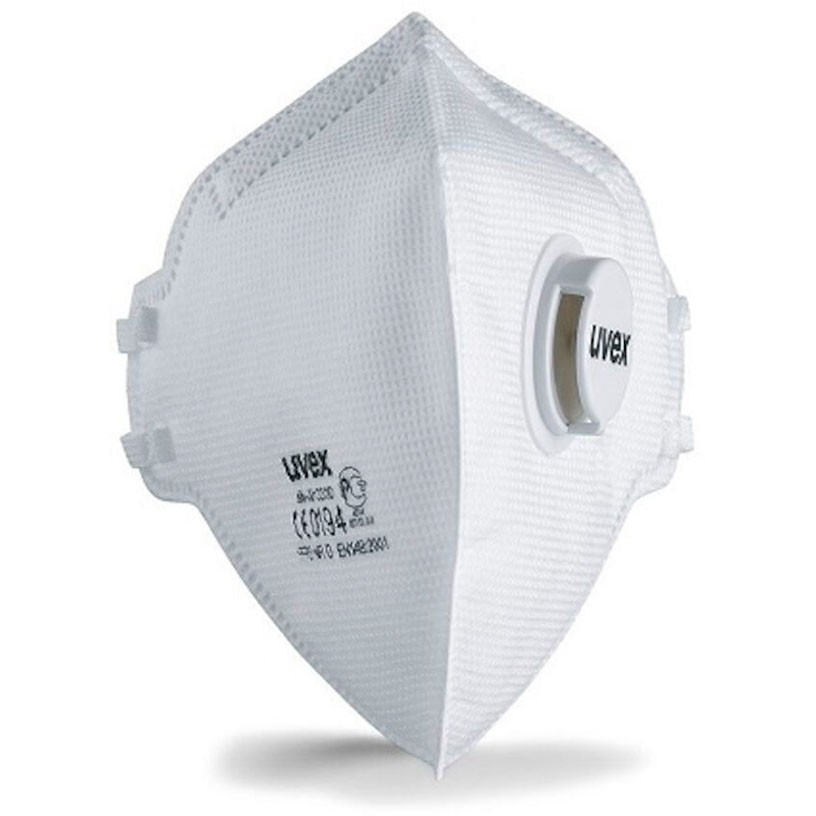 Uvex støvmaske FFP3 silv-air C3310 hvid foldemaske 15 stk
