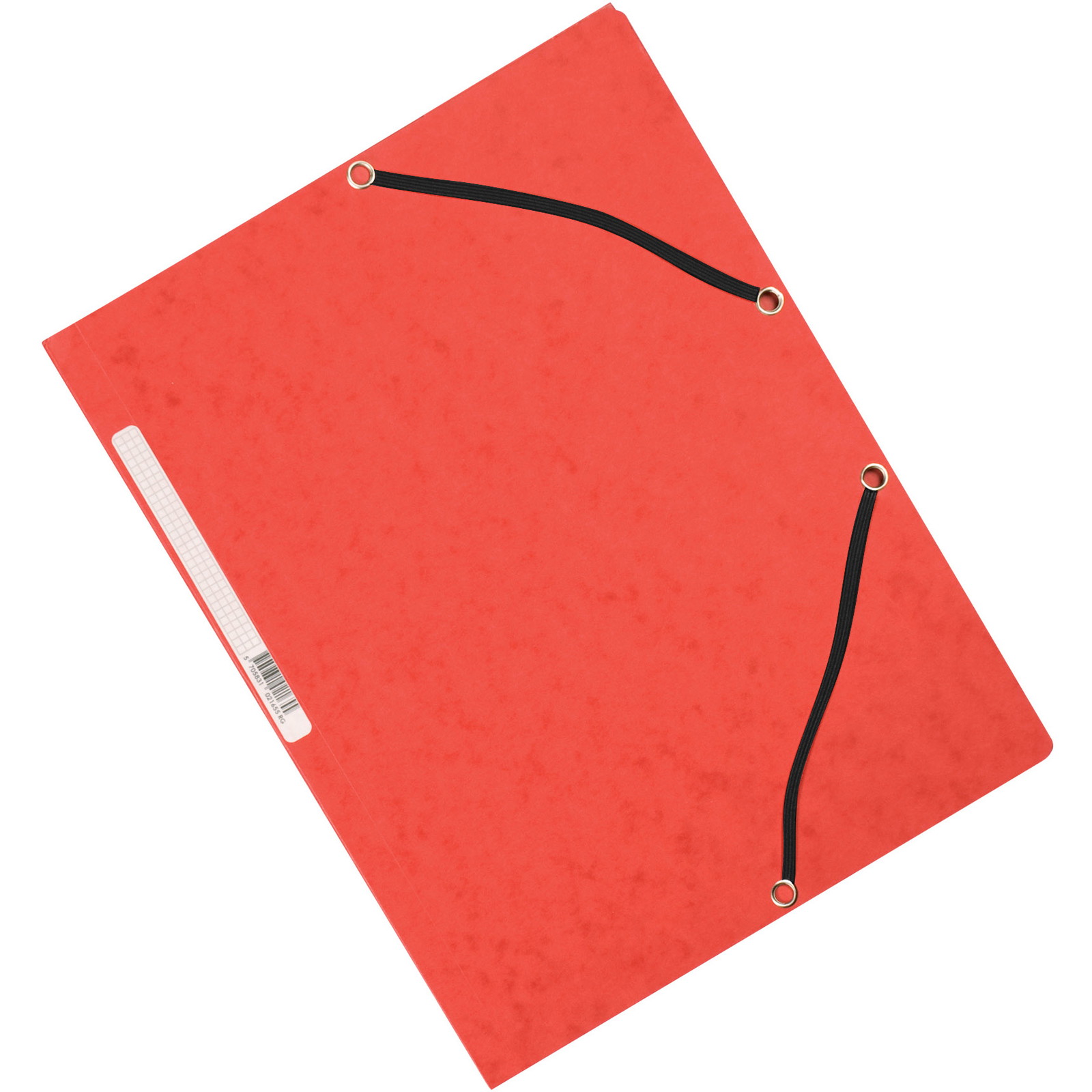10 x Q-connect A4 elastikmappe i rød