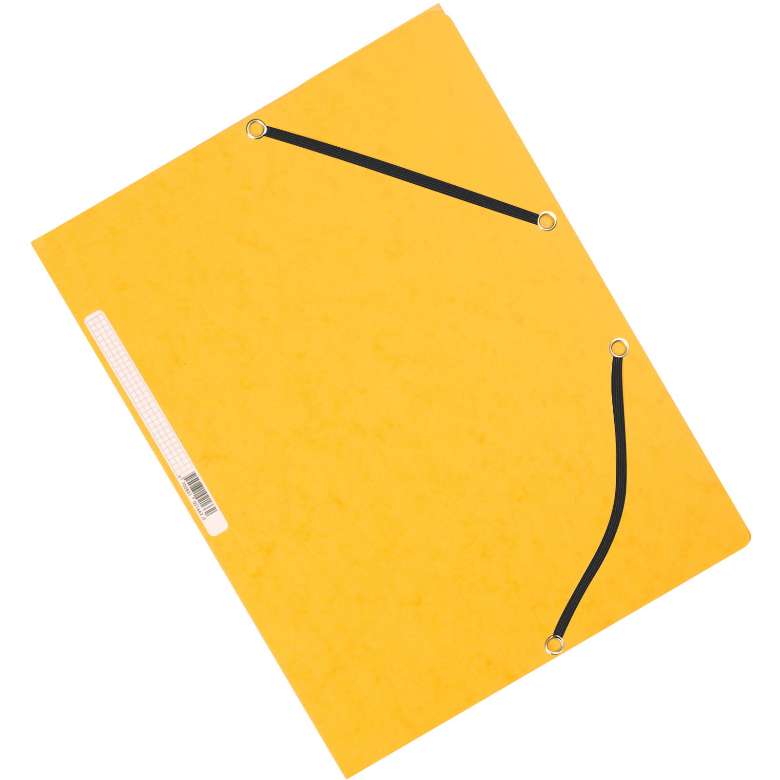 10 x Q-connect A4 elastikmappe i gul