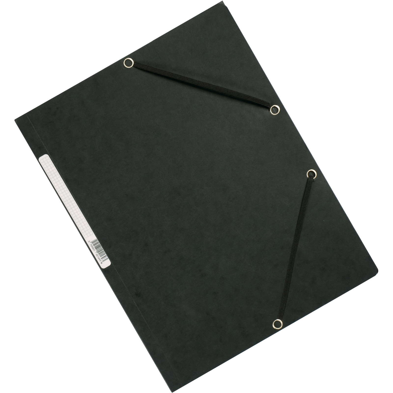 10 x Q-connect A4 elastikmappe i sort