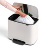 Brabantia BO pedalspand 36L White
