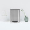 Brabantia BO pedalspand 60L Matt Steel