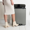 Brabantia BO pedalspand 60L Concrete Grey