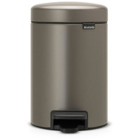 Brabantia NewIcon pedalspand 3 ltr Platinum