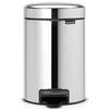 Brabantia NewIcon pedalspand 3L Brilliant Steel
