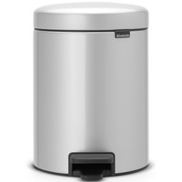 Brabantia NewIcon pedalspand 5L Metallic Grey