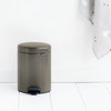Brabantia NewIcon pedalspand 5L Platinum