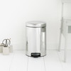 Brabantia NewIcon pedalspand m/metalspand 12L Brilliant Steel