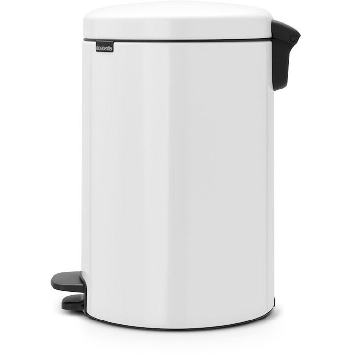 Brabantia NewIcon pedalspand med metal inderspand 20 ltr White