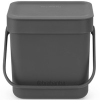 Brabantia Sort & Go affaldsspand 3L grå