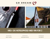 GoDream kro- & hotelophold gavekort