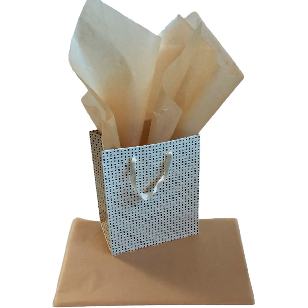 10 x Silkepapir 75x50cm 17g natur 24ark