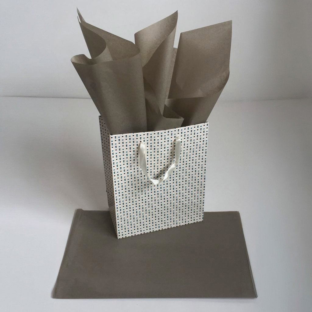 10 x Silkepapir 75x50cm 17g cinnamon 24ark