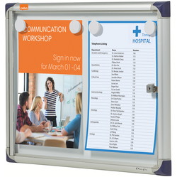 Nobo Slimline opslagsskab 2xA4