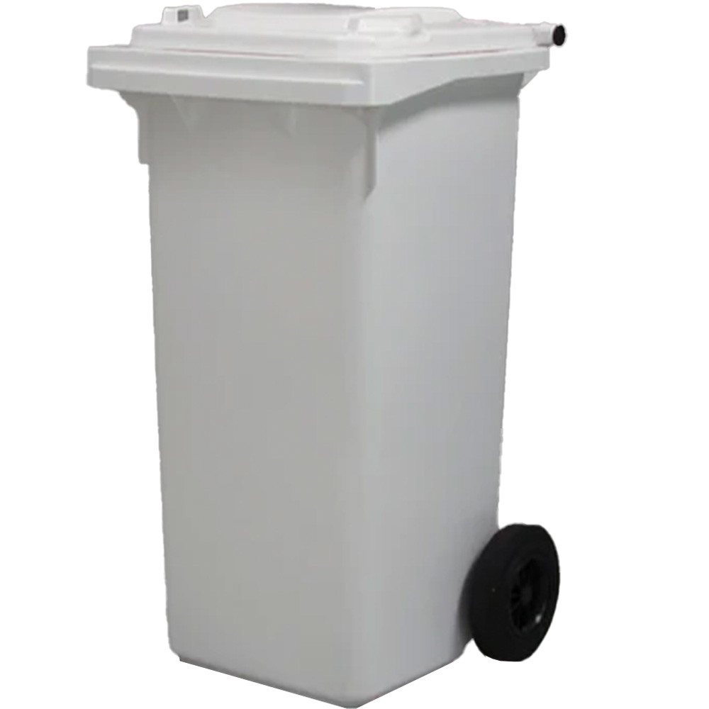 Skraldespand 120L 480x540x930mm hvid