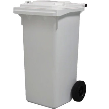 Skraldespand 120L 480x540x930mm hvid