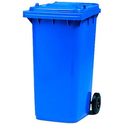 Skraldespand 240L 580x670x1070mm blå