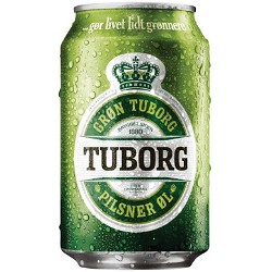 Grøn Tuborg 0,33cl inkl. A-pant