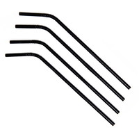 Sugerør papir 245mm Ø6mm sort 500 stk