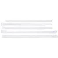 Sugerør papir 230 mm Ø8 mm hvid 500 stk