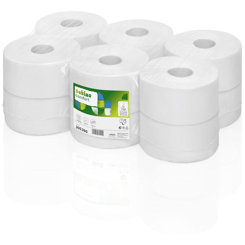 Satino Comfort Jumbo 2lags toiletpapir 12 ruller