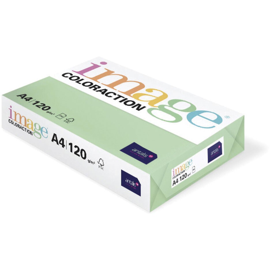 Image Coloraction A4 120g 250 ark papir i forest green